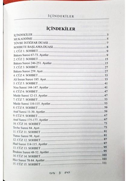 Mukabele Sohbetleri - 30 Cüz 30 Cüz Sohbet Tefsirli fırsatları