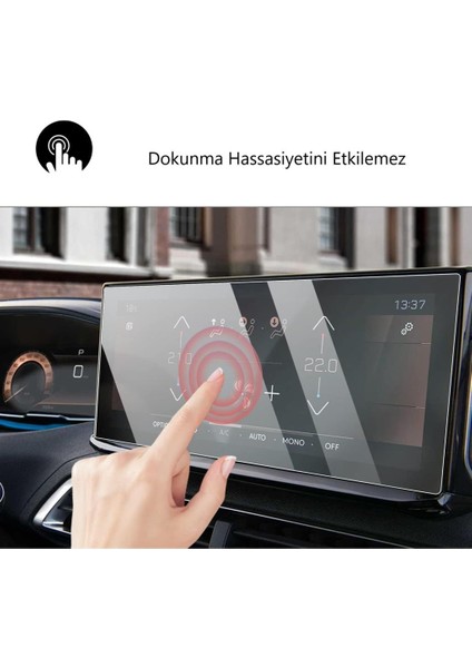 Peugeot Partner Van 10 Inç Mat Ekran Koruyucu Multimedya