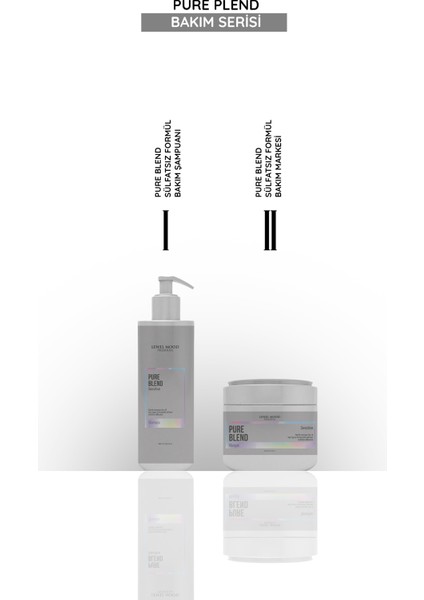 Pure Blend Sensitive Keratin Sonrası Sülfatsız Şampuan 400 ml Levelmood Sulfate Free