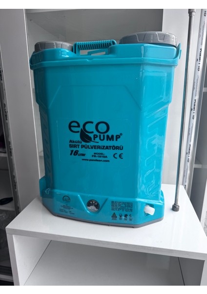 Eco Pump Akülü 16 Lt Sırt Ilaçlama Pompası