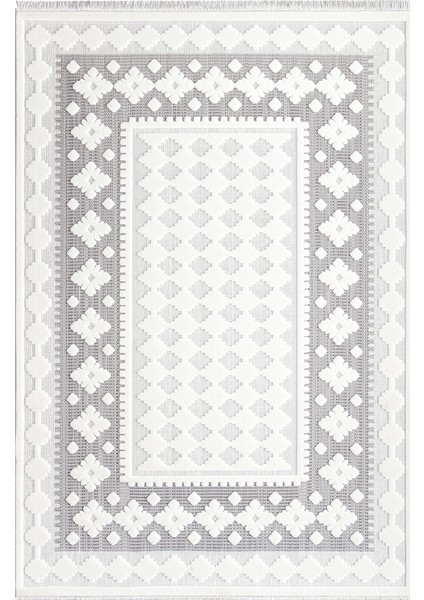 Ipek Mekik Halı Almond 11413 Iskandinav Tarz Dokuma Modern Desenli Halı