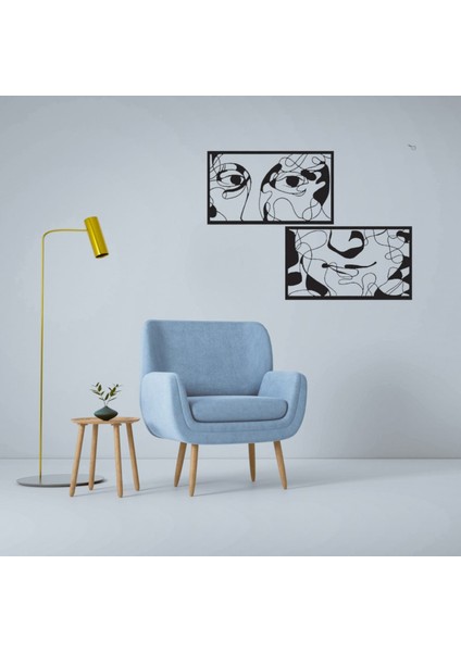 Mona Lisa 2li Sticker Tablo