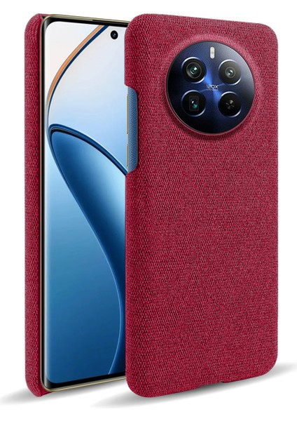Realme 12 Pro/12 Pro Plus 5g Kılıf Çizilmeye Dayanıklı Pc + Kumaş Akıllı Telefon Arka Koruyucu (Yurt Dışından)