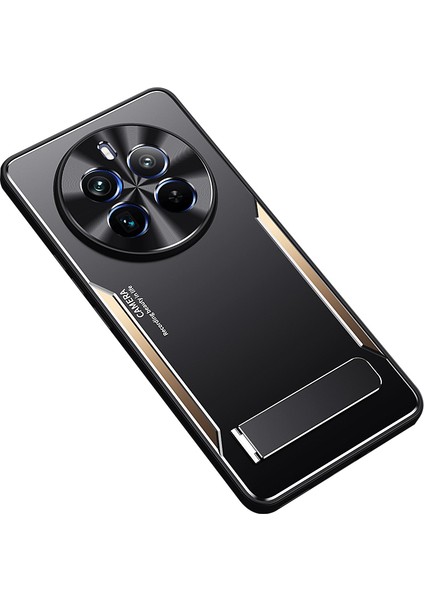 Realme 12 Pro 5g/12 Pro Plus 5g Kickstand Kapak Alüminyum Alaşım + Tpu Düşme Önleyici Telefon Kılıfı (Yurt Dışından)