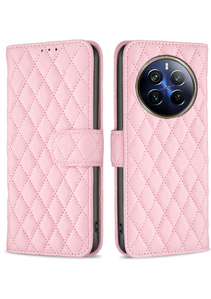 Realme 12 Pro 5g/12 Pro Plus 5g Kılıf Pu Deri Darbeye Dayanıklı Folyo Telefon Kapağı (Yurt Dışından)