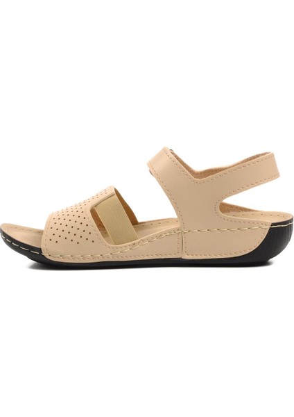 Bej Kadın Düz Sandalet fiyatları