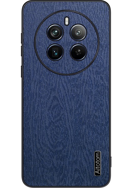 Realme 12 Pro/12 Pro Plus 5g Kılıf Ahşap Doku Deri+Pc+Tpu Düşmeyi Önleyici Telefon Kapağı (Yurt Dışından)