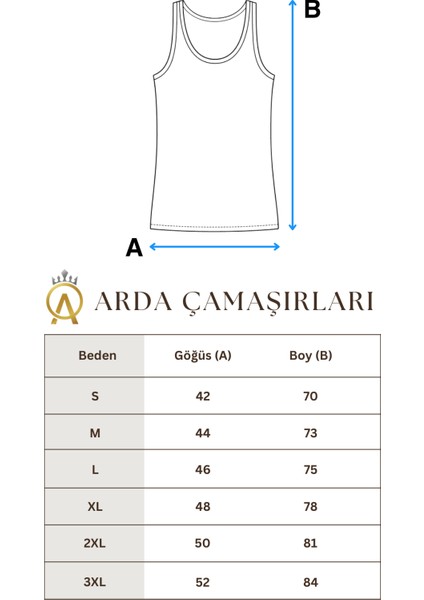 Erkek Siyah Atlet 12 Adet %100 Pamuk 12'li Ekonomik Paket