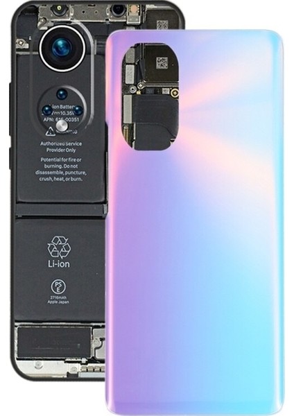 Honor 50 Pro Pil Arka Kapağı Uyumlu Kırmızı
