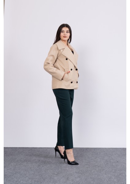 Oversize Trend Geniş Kısa Kaban Palto 2591 fırsatları