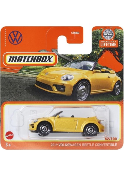 C0859 1:64 Tekli Arabalar 2019 Volkswagen Beetle Convertıble HVP05