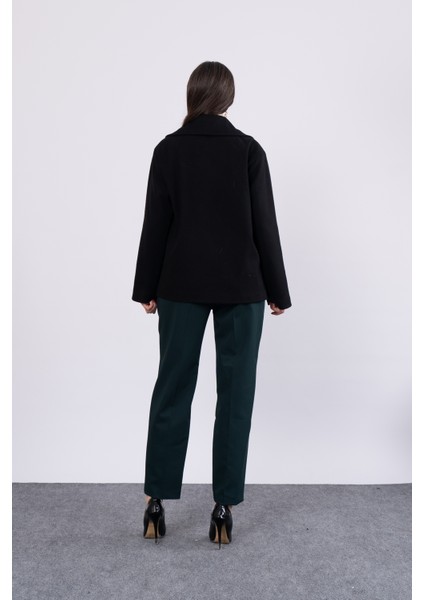 Oversize Trend Geniş Kısa Kaban Palto 2591 modelleri