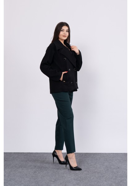 Oversize Trend Geniş Kısa Kaban Palto 2591 fırsatları