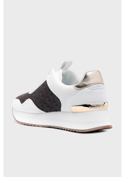 Logolu Platform Sneaker Ayakkabı 43R4RNFSAB200 Bayan Ayakkabı 43R4RNFSAB 200
