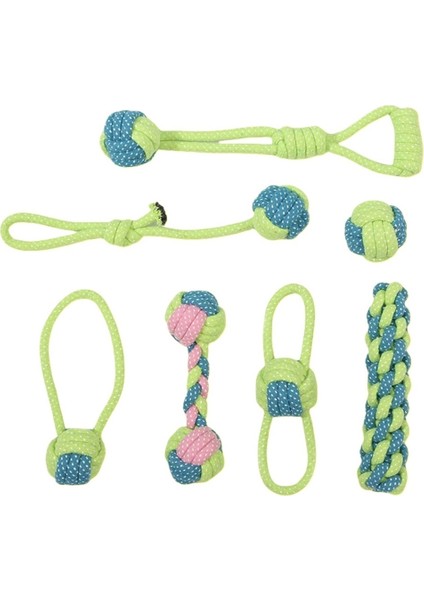 Köpek Pamuk Düğüm Oyuncak 7'li Paket (Yurt Dışından)