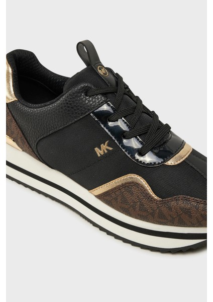 Logolu Kalın Tabanlı Sneaker Ayakkabı 43R4RNFSCD007 Bayan Ayakkabı 43R4RNFSCD 007 modelleri