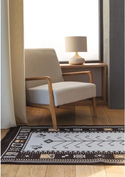 Çift Taraflı Kilim, Makinede Yıkanabilir, Modern Desenli, 80*150 cm , SA1534A fiyatları