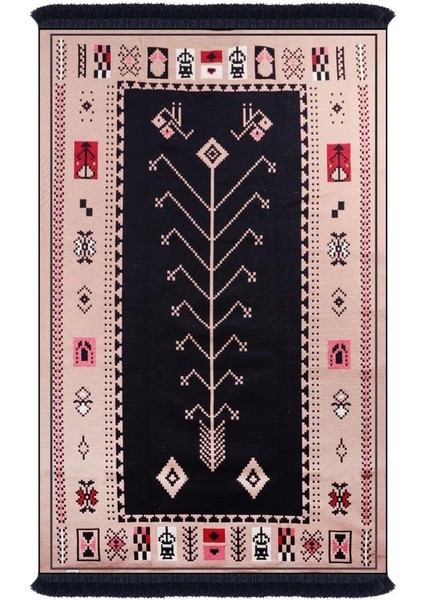 Çift Taraflı Kilim, Makinede Yıkanabilir, Modern Desenli, 80*150 cm , SA1534A modelleri