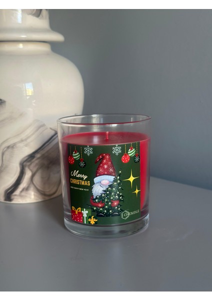 Chemdle Yeniyıl Sandalağacı Kokulu Bardak Mum