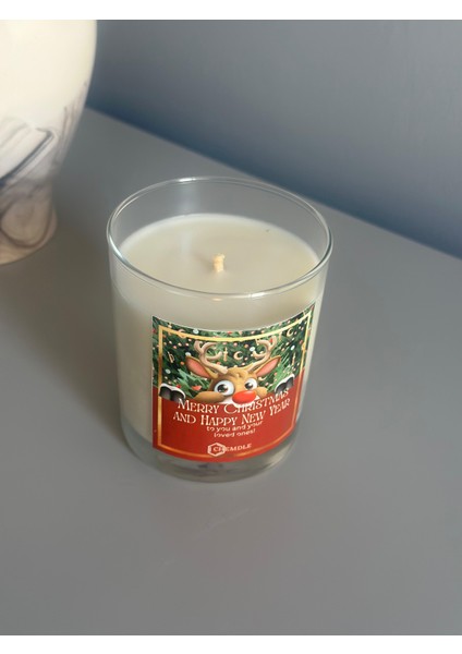 Chemdle Yeniyıl Vanilya Kokulu Bardak Mum fiyatları