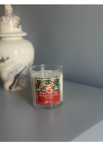 Chemdle Yeniyıl Vanilya Kokulu Bardak Mum modelleri