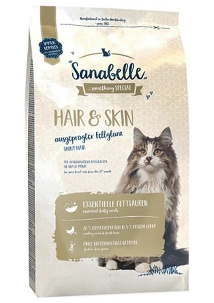 Hair&skin Deri Tüy Saglığı Yetişkin Kedi Maması 10 kg Kedi Tuvalet Önü Elekli Paspas Hediye