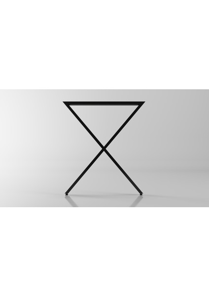 x Model Metal Ayak Seti Siyah Metal Masa Ayağı