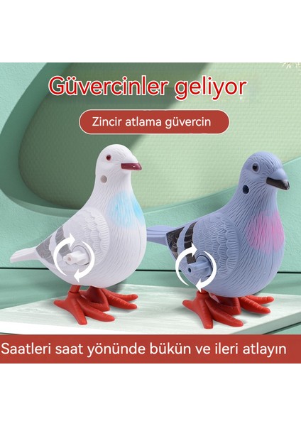 Clockwork Oyuncaklar Zıplama Güvercin Bebek Oyuncakları (Yurt Dışından)