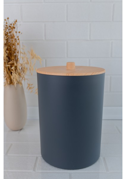 Bambu Desenli Mutfak Banyo Çöp Kovası