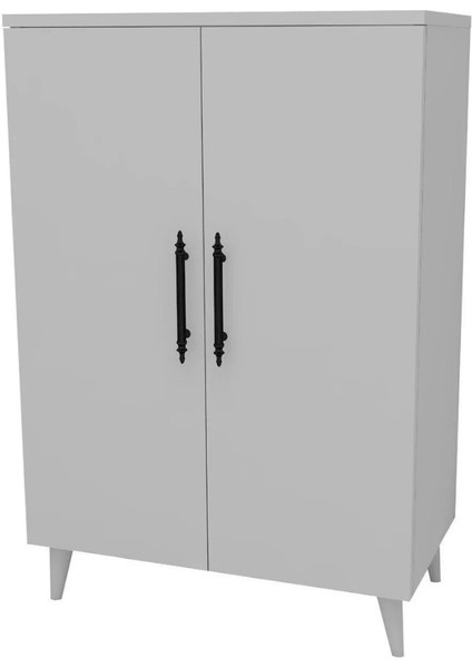 Home Enda 3 Raflı 2 Kapaklı Çok Amaçlı Dolap Beyaz modelleri