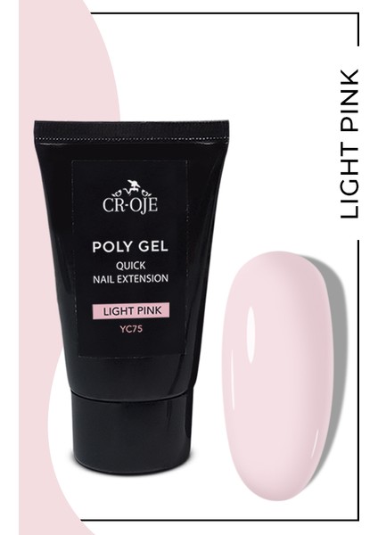 Poly Gel -Light Pink 45 Gr