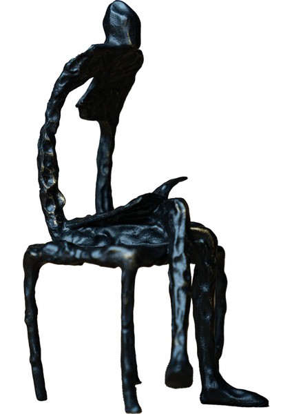 Yalnızlık Figuru Metal Biblo