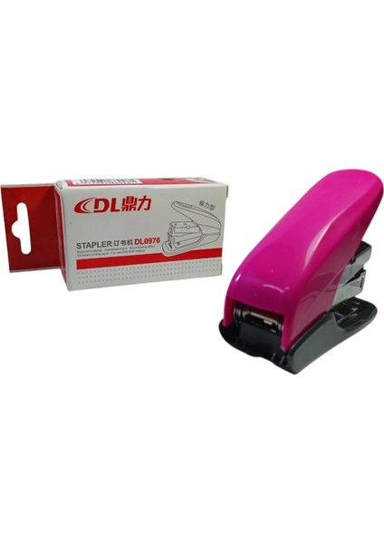 Dloffıce Güç Tasarruflu 24/6 Pembe Zımba Makinası ( 20 Yaprak)