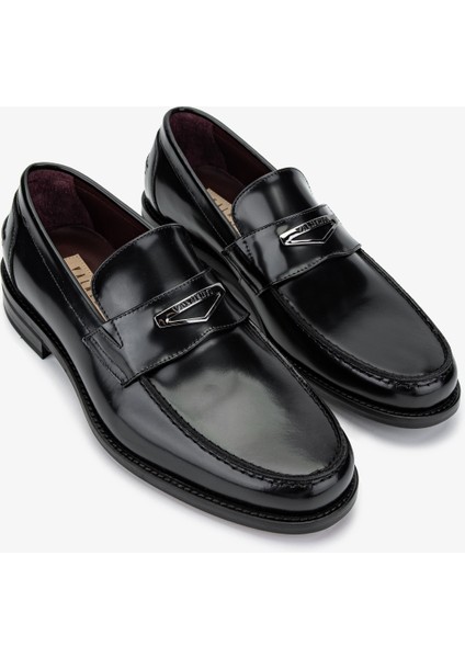 Erkek Hakiki Deri Siyah Açma Loafer Ayakkabı 1016 133 Erk Ayk SK24-25 Sıyah Acma fiyatları