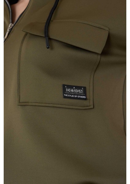 9159M Dalgıç Detay Cepli Sweat Haki indirimleri