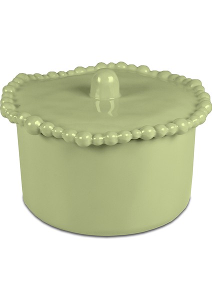 Joke Table Kitchen Melamin Bisküvi Kavanozu 11 cm x 11 cm Yeşil