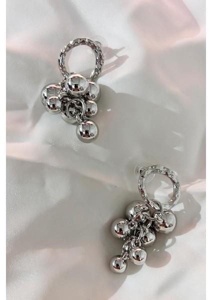 Gümüş Salkım Sallantılı Küpe modelleri