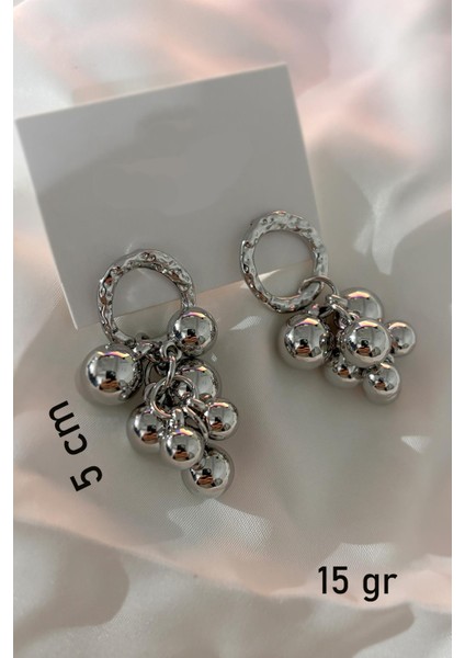 Gümüş Salkım Sallantılı Küpe indirimleri