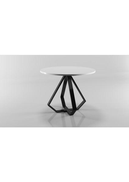 Elmas Model Kafe Metal Masa Ayak Seti Siyah Metal Kafe Masa Ayağı