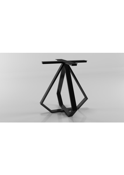 Elmas Model Kafe Metal Masa Ayak Seti Siyah Metal Kafe Masa Ayağı fiyatları