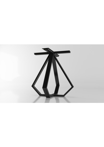 Elmas Model Kafe Metal Masa Ayak Seti Siyah Metal Kafe Masa Ayağı modelleri