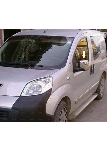 Peugeot Bipper 3'lü Krom Set Yan Kapı Çıtası+Kapı Kolu+ Ayna Kapağı Paslanmaz Çelik