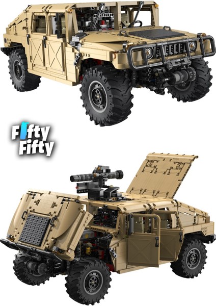 Cada HUMVEE-C61036W (3935 Parça) Profesyonel Oyuncak Yapım Seti