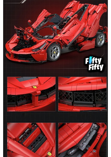 Cada Bricks Viva Hypercar -C61505W (4739 Parça) Profesyonel Oyuncak Yapım Seti