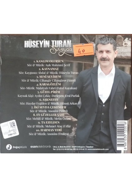 Hüseyin Turan – Süveyda CD fiyatları