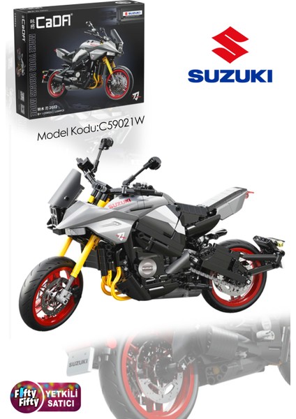 Cada Suzuki Katana 2022 MOTOSIKLET-C59021W (1104 Parça) Oyuncak Yapım Seti