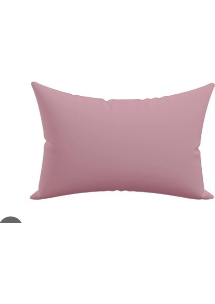 Cotton (Pamuk) 2 Adet 50 x 70 cm Gül Kurusu Yastık Kılıfı Pillow Case