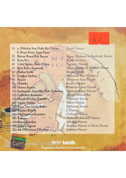 Kantolar 1905-1945 CD fiyatları