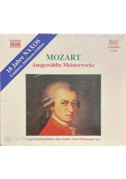 Mozart Ausgewahlte - Meisterwerke 5 CD Lik Set