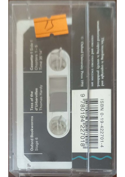 Tess Of The D'urbervilles Thomas Hardy Kaset fiyatları